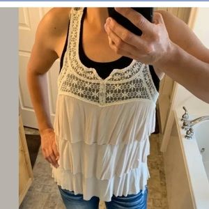 Ambiance Womens lace tank size S / M